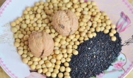 黄豆花生核桃芝麻豆浆,黄豆、花生、核桃、芝麻豆浆的完美融合